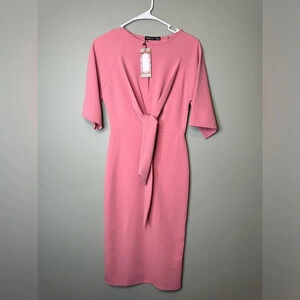 Boohoo‎ Women Pink Long Dress